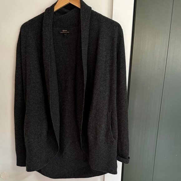 100% Mongolian Cashmere Open Cardigan Sweater - Picture 1 of 4